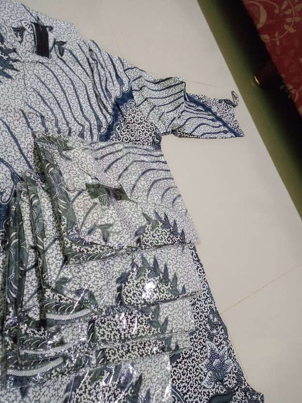 Batik Couple Tunik Kemeja Ready Seragam M L Xl Xxl Jumbo