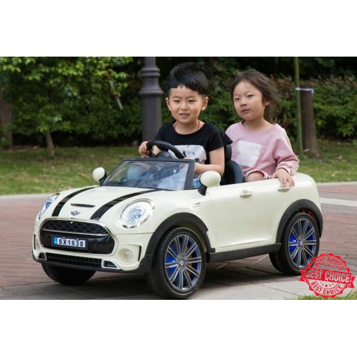 mobil mainan  anak aki mini Cooper pliko pk1928n twins xxl 