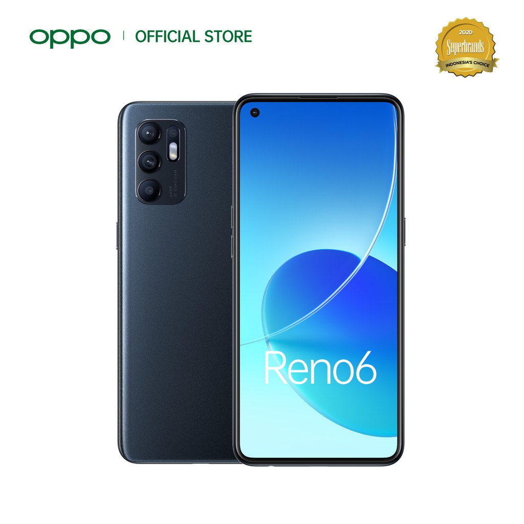 OPPO Reno6 8/128GB [64MP AI Quad Camera, 50W Flash Charge, OPPO Reno Glow + Ultra-slim Body]