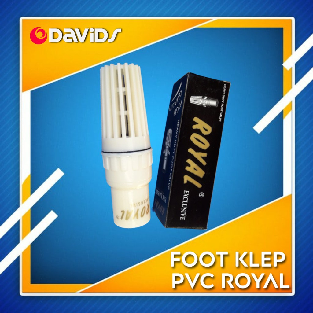 Foot klep valve pvc filter sumur ROYAL 1 inch 3/4 inch