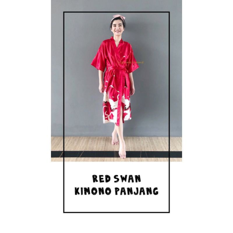 KIMONO SATIN PANJANG