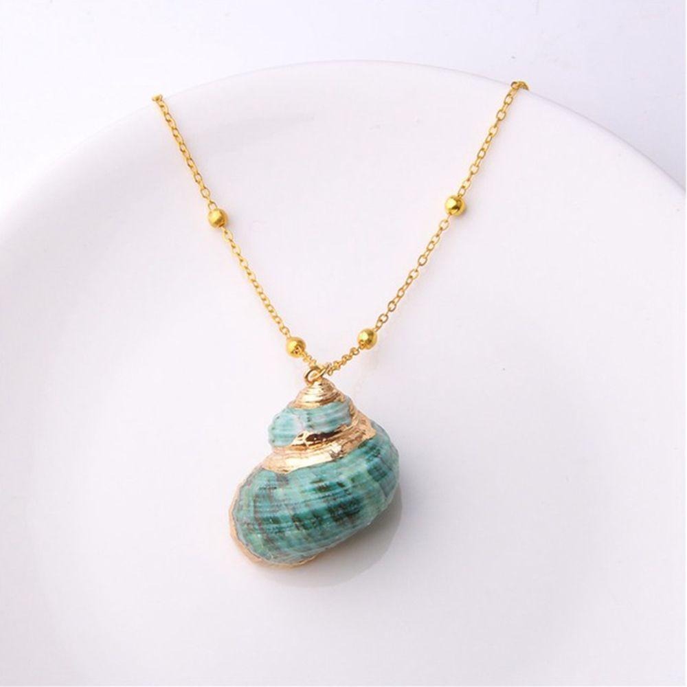 Needway   Shell Kalung Wanita Musim Panas Pantai Cowrie Sea Jewelry