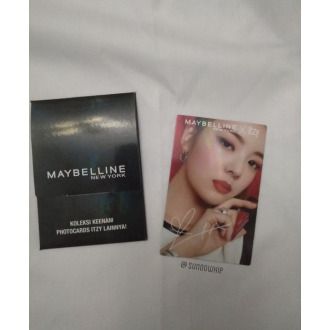 pc lia itzy x maybelline [booked]