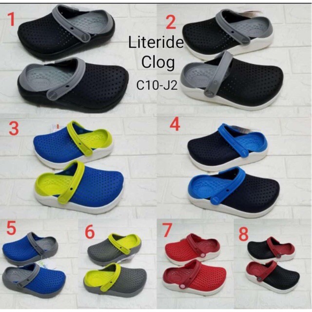 GROSIR Sandal Crocs Literide Clog Sendal Pria Wanita Lite Ride Karet Rumah Sakit Covid