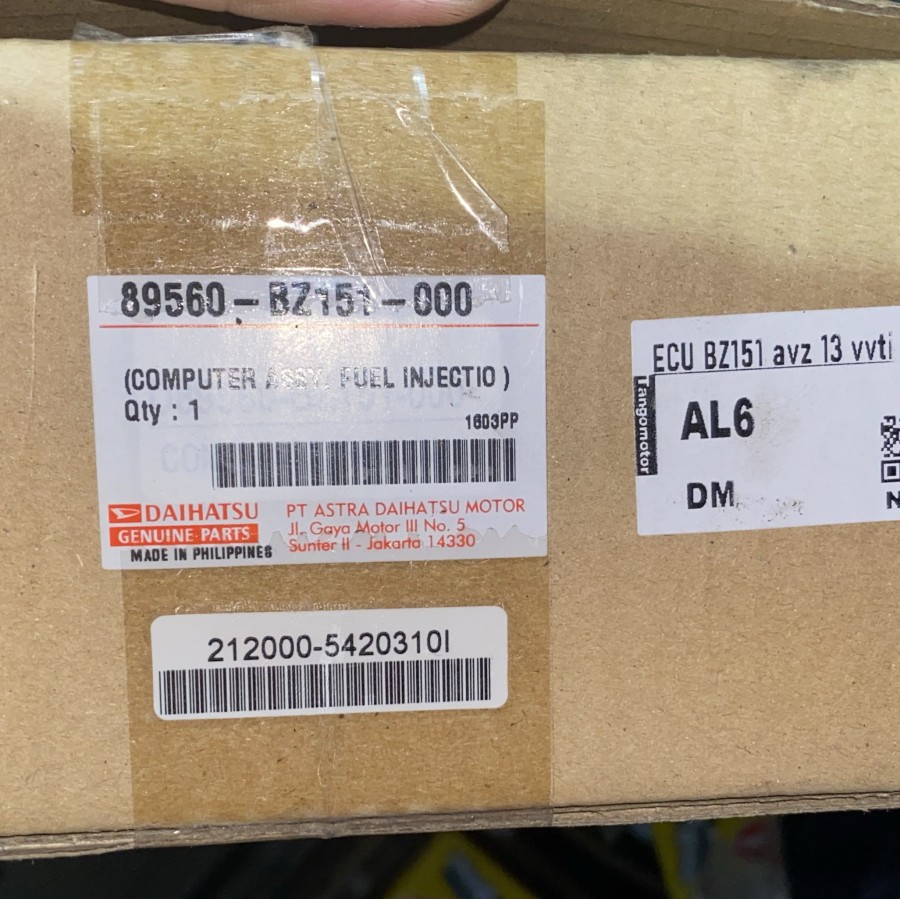 Ecu avanza xenia vvti 1300cc 2006-2011