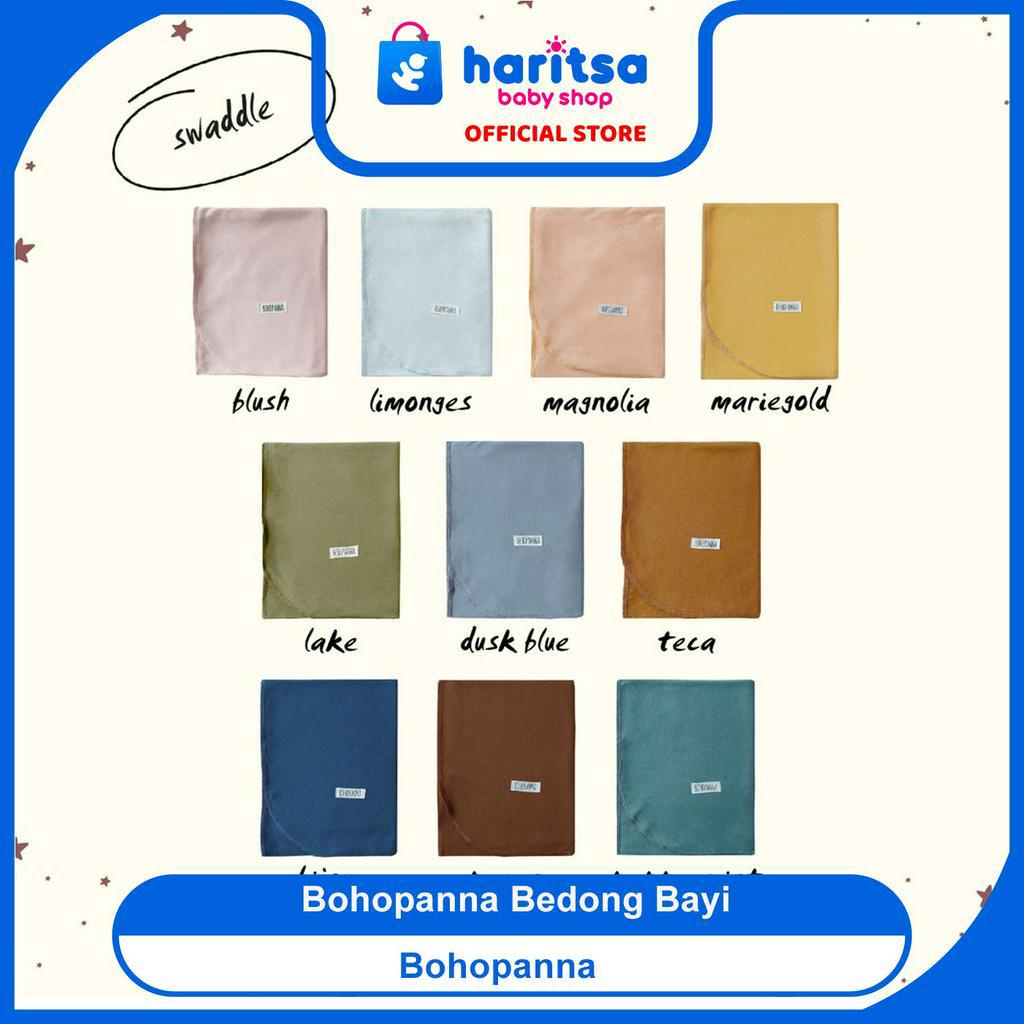 BOHOPANNA SWADDLE Swaddle BOHOPANNA polos dan bermotif Bedong Bayi 100 Katun Sangat Nyaman