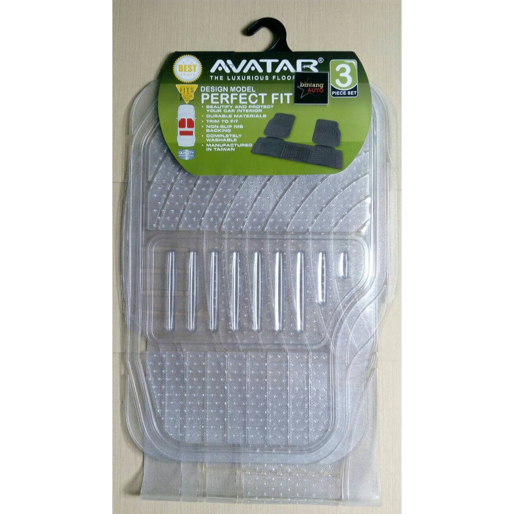 Karpet Mobil Universal Putih Transparan