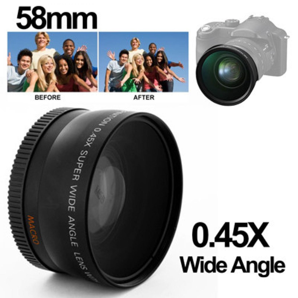 Lensa Super Wide Angle 58mm for Canon Murah