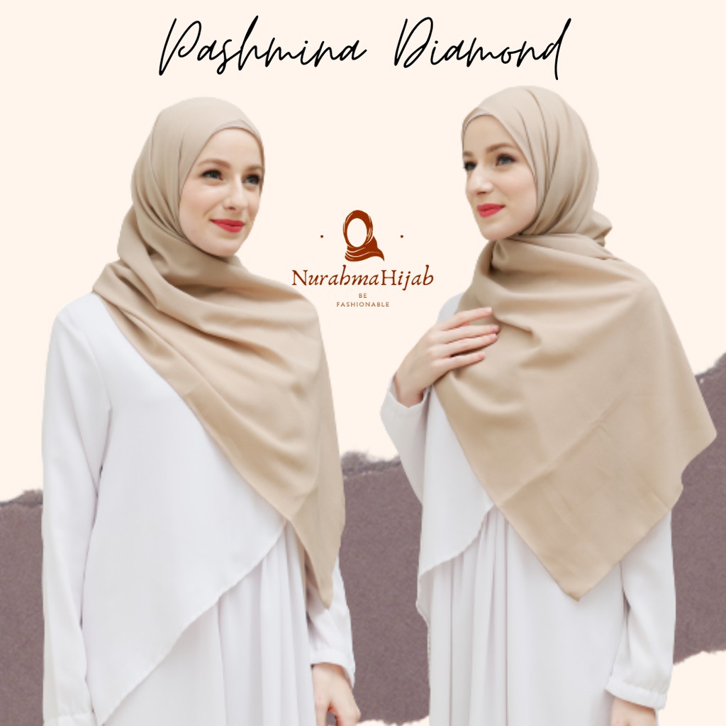 Pashmina Diamond Sabyan Jahit Tepi