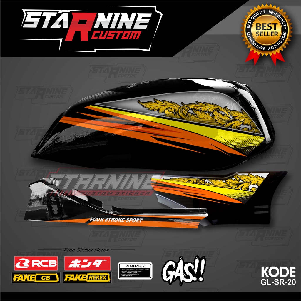 striping GL PRO MAX sticker GL murah striping GL batik kode GL-SR-20