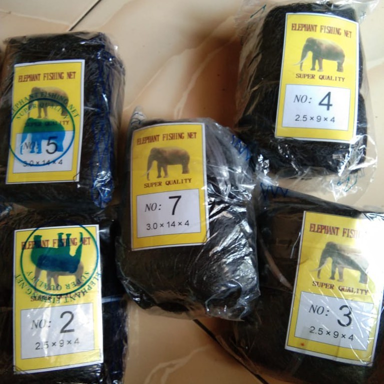 JARING BURUNG NYLON HITAM CAP GAJAH