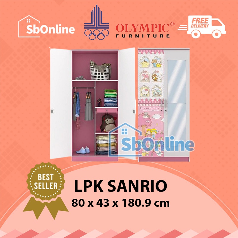 OLYMPIC Lemari Pakaian Kids Series - LPK SANRIO