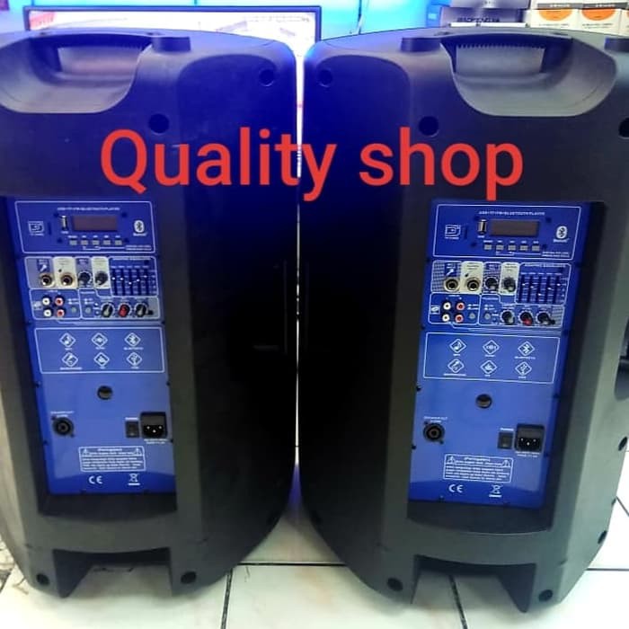 SPEAKER MONITOR 15 INCH ACTIVE ALPHASEVEN BLUETOOTH USB 2 unit