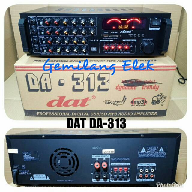 Amplifier Karaoke DAT-313 BLUETOOTH