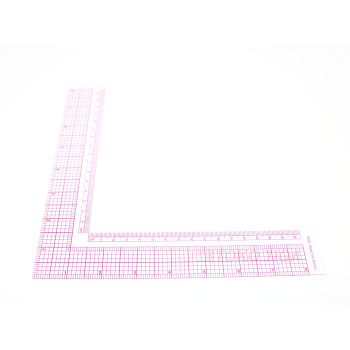 Quilting Ruler / Penggaris Quilting Siku 8 Inch &amp; 16 cm - 5808