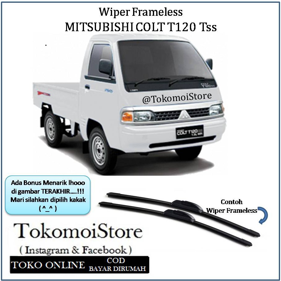 Wiper Tanpa Besi Mitsubishi Pick Up TSS
