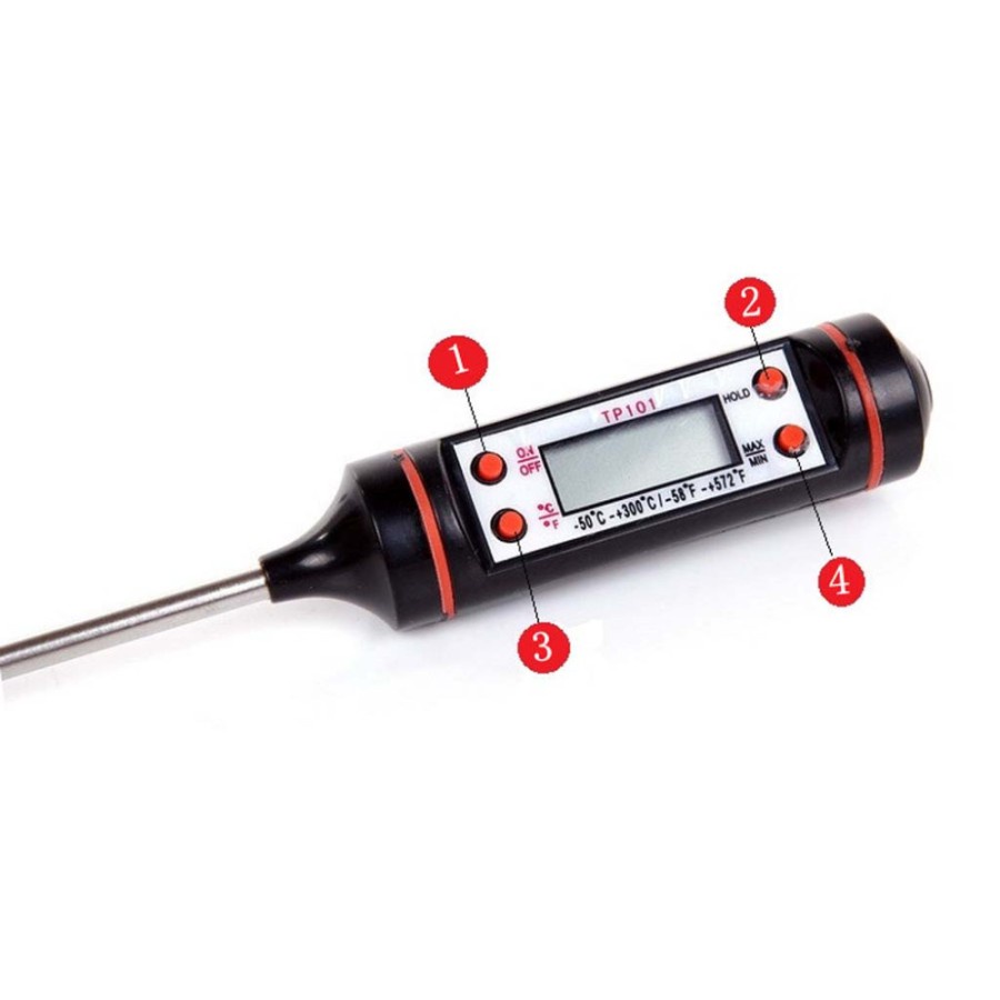 FOOD THERMOMETER / TERMOMETER MAKANAN / THERMOMETER PENGUKUR SUHU MAKANAN FOOD TEMP OVEN GRILL BAKAR