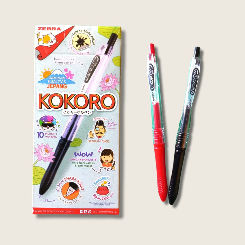 

Pulpen Gel Kokoro 0,5 mm