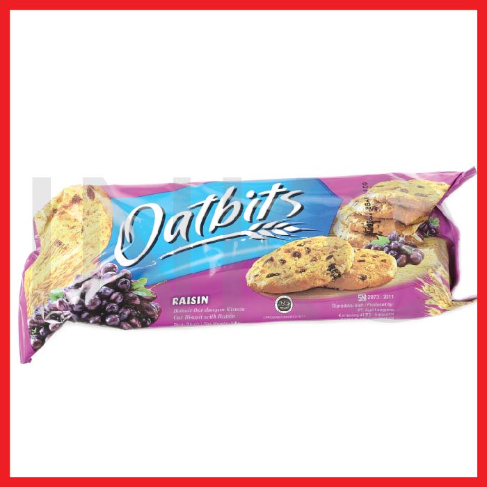 

OATBITS RAISIN BISKUIT OAT KISMIS 110GR