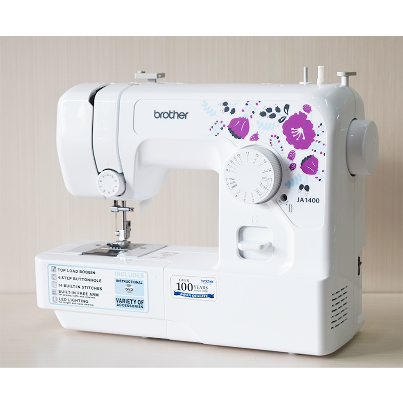 Mesin Jahit BROTHER JA 1400 Portable - SAME DAY SERVICE