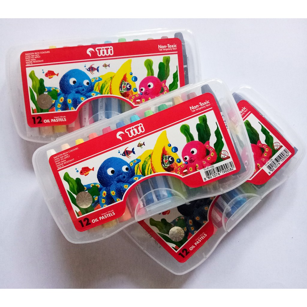

Crayon Titi Oil Pastel 12 Warna