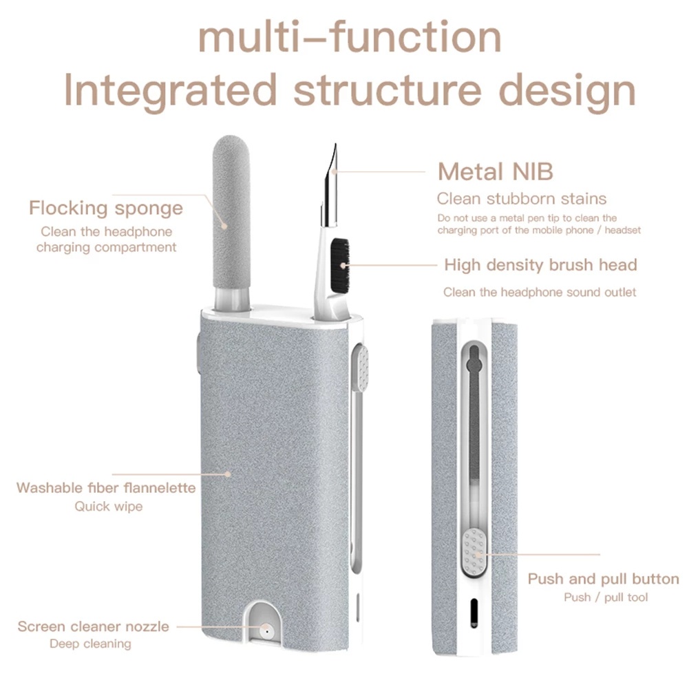 Pen Brush Pembersih Multifungsi Untuk Headset / Keyboard