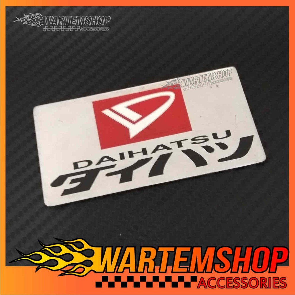 EMBLEM MOBIL STAINLESS DAIHATSU