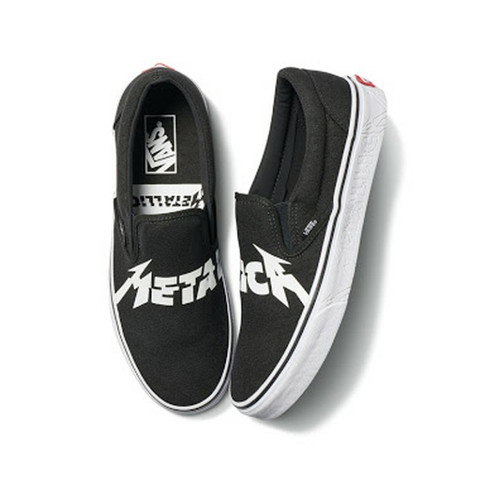 vans slip on metallica