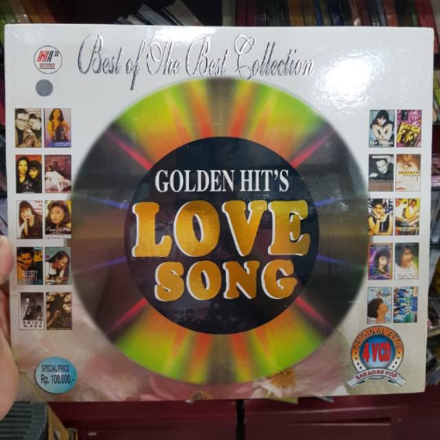 VCD KARAOKE BOXSET V.A. - GOLDEN HITS LOVE SONGS BEST COLLECTION ISI 4VCD