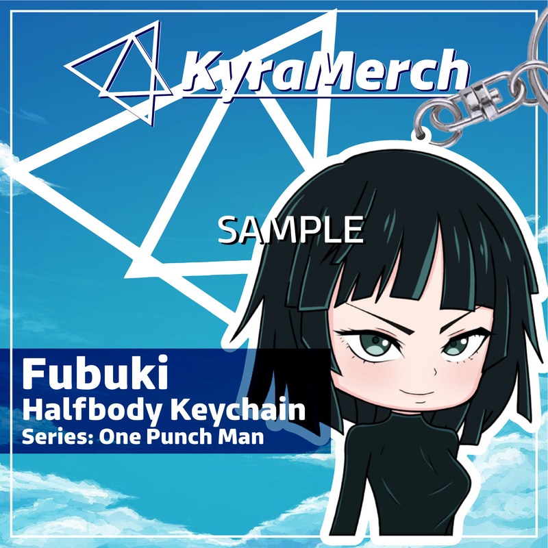 Keychain Halfbody One Punch Man Fubuki
 | KyraMerch Anime Fanmerch Dealer