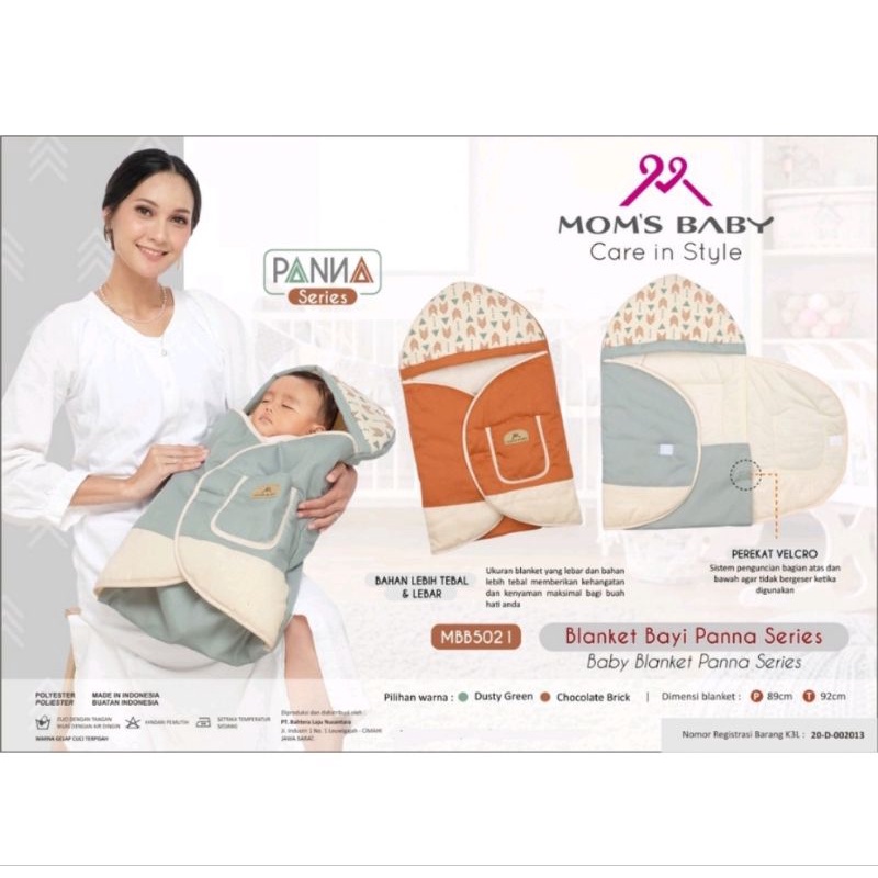 Mom’s Baby Baby Blanket PANNA Series MBB5021 - Selimut Bayi