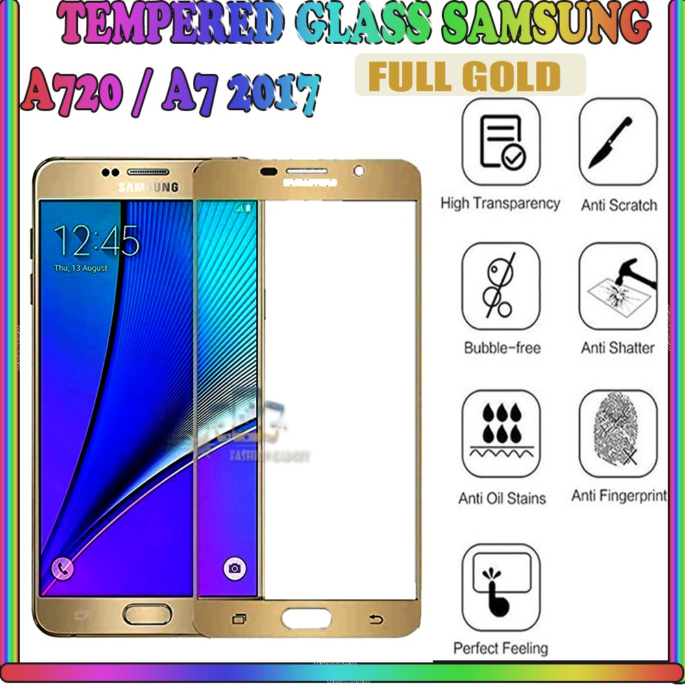 TEMPERED GLASS SAMSUNG A7 2016 SAMSUNG A710 SAMSUNG A7 2016 NEW SAMSUNG A720 SAMSUNG A7 2017 SAMSUNG A8 SAMSUNG A9 PRO ANTI GORES KACA TEMPER GLASS