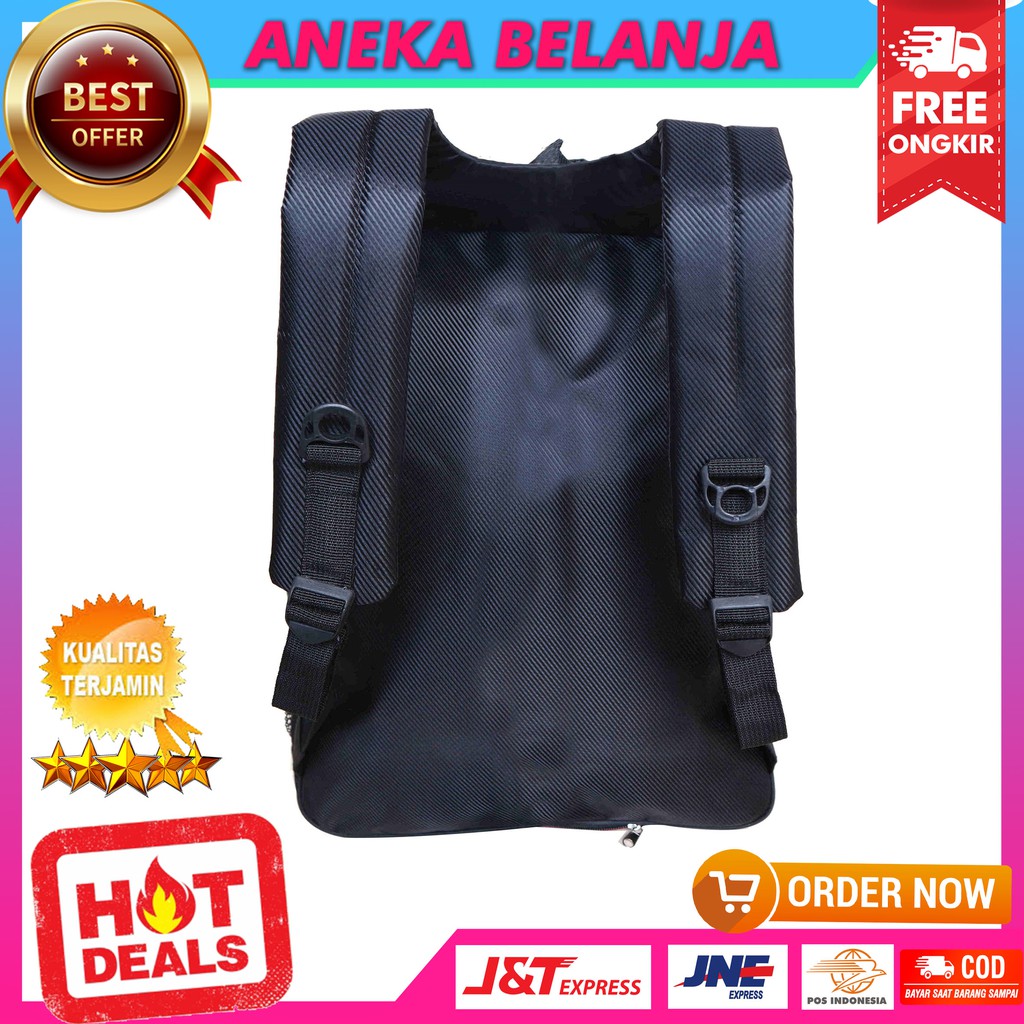 New Arrival Tas Ransel Casual Model Cordura Hitam Berkualitas Tas Kece Multifungsi Fashionable Murah