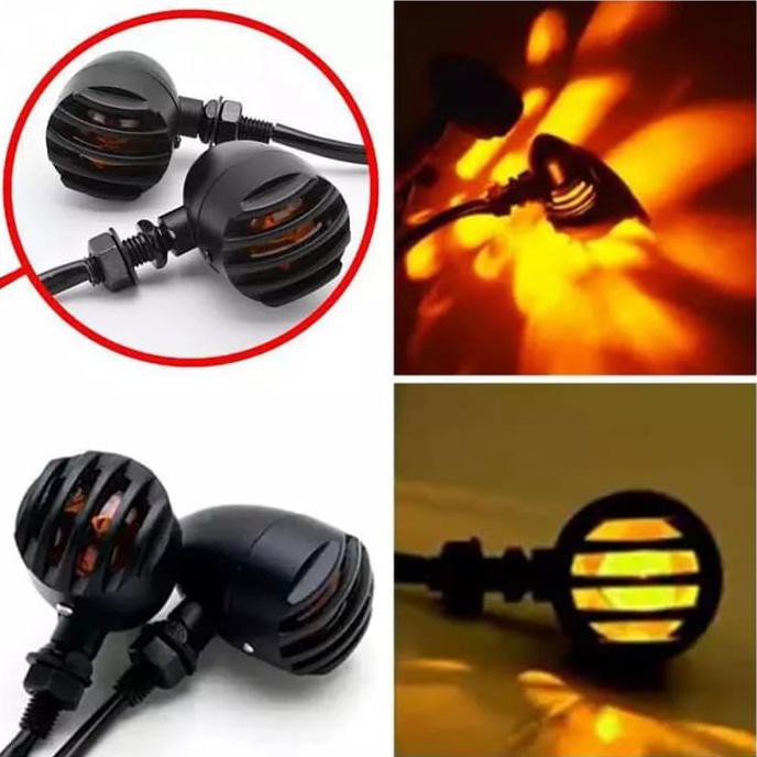 Lampu Sen / Sein Variasi Motor Model Retro