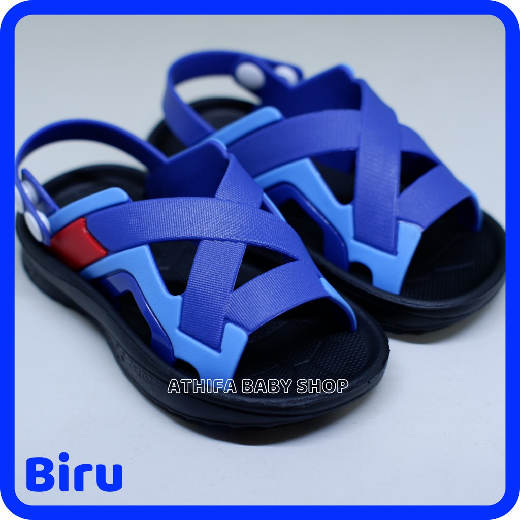 Sandal Bayi Anak Balita Laki Laki Perempuan Sendal Gunung Karakter Ironman Umur Usia 1 2 3 4 5 Tahun