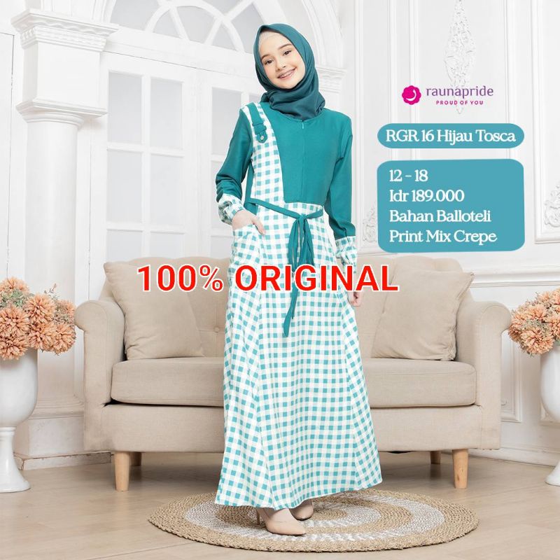 RAUNA GAMIS REMAJA RGR 16 | GAMIS FASHION MUSLIM | GAMIS CANTIK | COUPLE IBU DAN ANAK