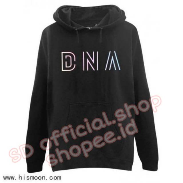 jaket hoodie jumper kpop BTS DNA pelangi JIMIN SUGA JHOPE TAEHYUNG