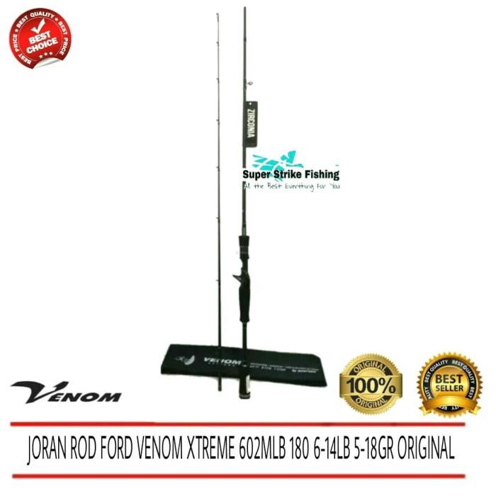 alat pancing mantul habis Joran BC/Baitcasting Rod Ford Venom Xtreme 602MLB 180 6-14lb Original