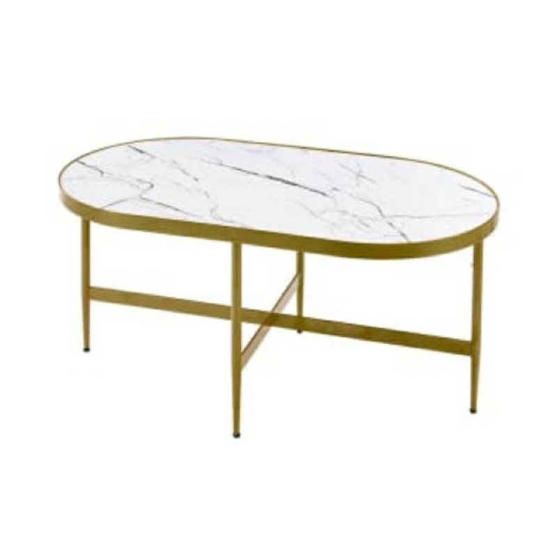 MEJA TAMU COFFEE TABLE MARIA INFORMA GOLD