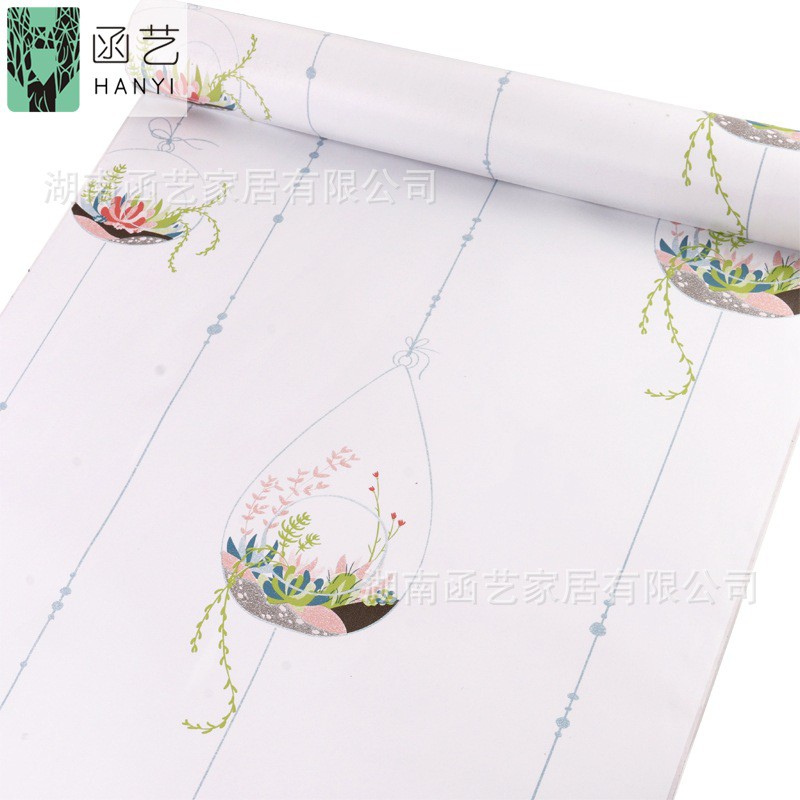 WALLPAPER WALPAPER WALL STICKER STIKER SETIKER DINDING KOREA KOREAN STYLE KMK 725 WALLSTICKER WALLSTIKER NORDIC DEKORASI DEKOR DECOR RUMAH MINIMALIS MINIMALIST WELPEPER POT BUNGA DAUN GANTUNGAN UNTUK CAFE KEKINIAN AESTHENTIC @banyak