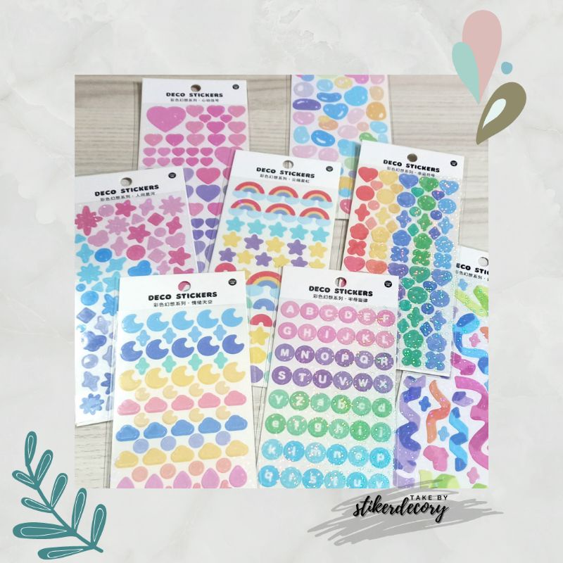 

Stiker Fantasi Warna-Warni Untuk Dekorasi Diary