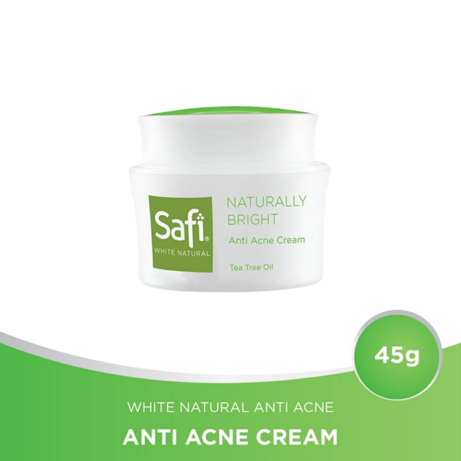 SAFI White Natural Anti Acne CREAM Tea Tree Oil 20g / 45g