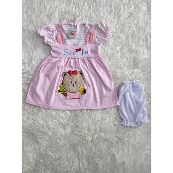 baju bayi perempuan dress baby girl jbs9