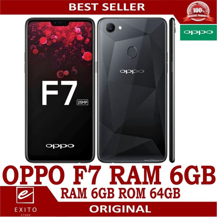 OPPO F7 PRO 6/64 GB / OPPO F7 RAM 6GB/64GB GARANSI RESMI