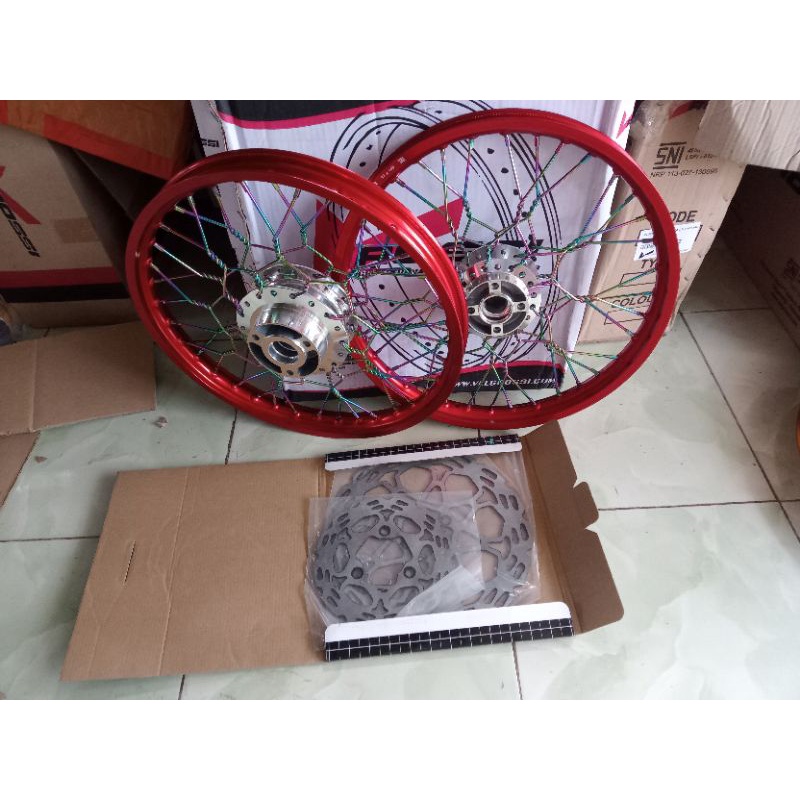 velg jari jari satria fu 150 r ring 17 stel kepang