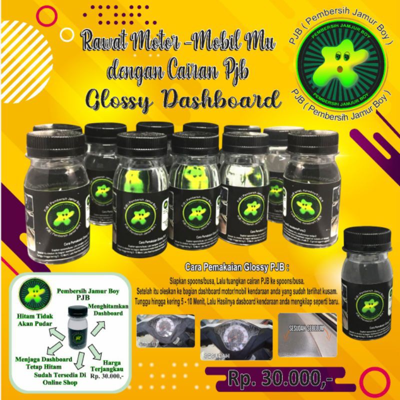 

Pembersih jamur Boy /Trimrestorer/penghitam plastik PJB