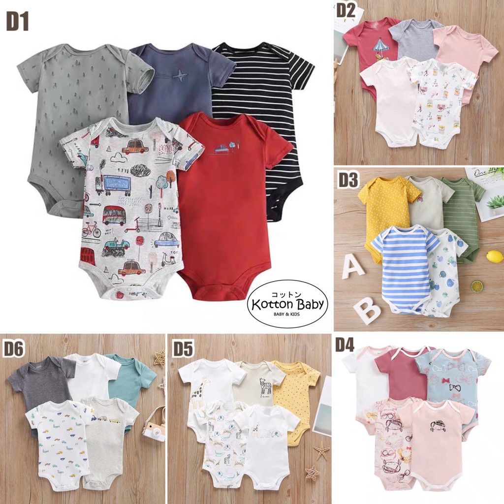 [ISI 5] 3-24 bln PAKAIAN BAYI [Kualitas Impor] Jumper BAJU ANAK UNISEX ZF D catalog