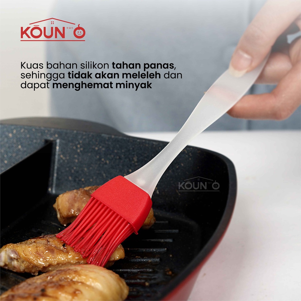 Kuas Silikon Kuas Kue Koas Silikon Kuas Mentega Kuas Silicon Kuas Masak Silicone Brush Perlengkapan Dapur