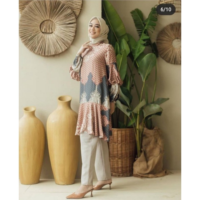 wearing klamby bali tunik series