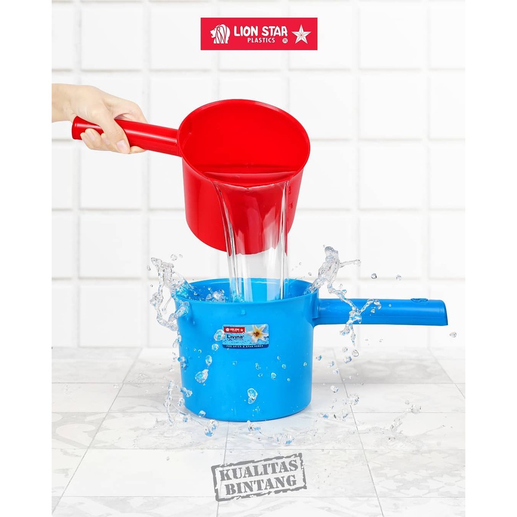 Gayung Mandi Lion Star Gayung Selva RW-2 1.5Liter Gayung Plastik Kamar Mandi Serbaguna Murah
